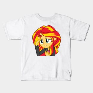 Pleading Sunset Shimmer 3 Kids T-Shirt